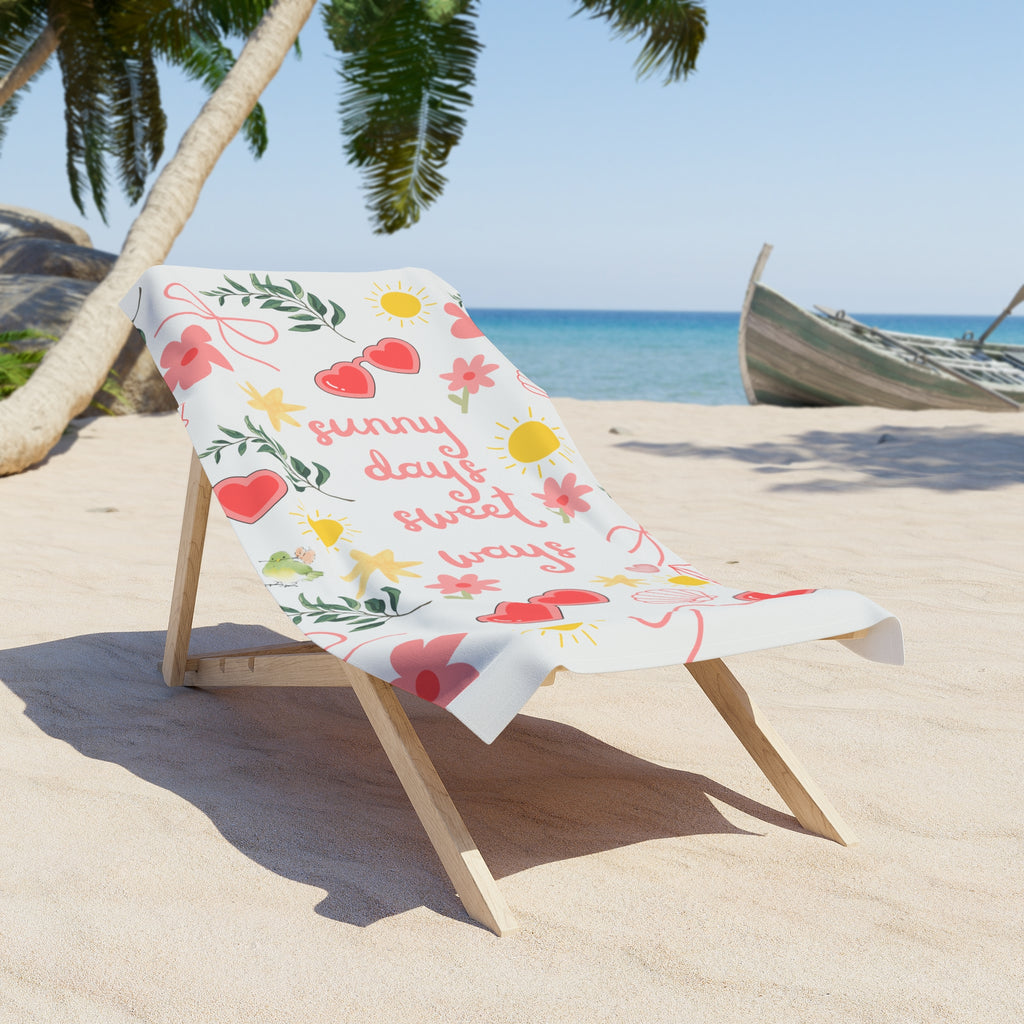 Cool Sun Beach Towel — Fun Summer Vibe Beach Towel