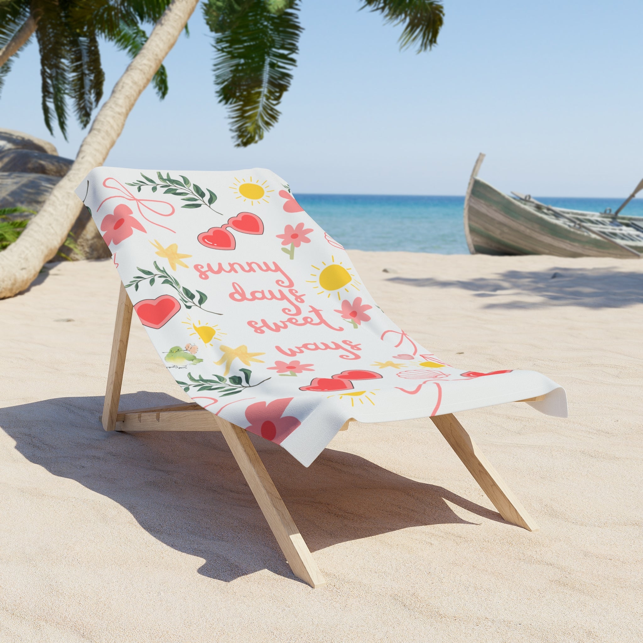 Cool Sun Beach Towel — Fun Summer Vibe Beach Towel