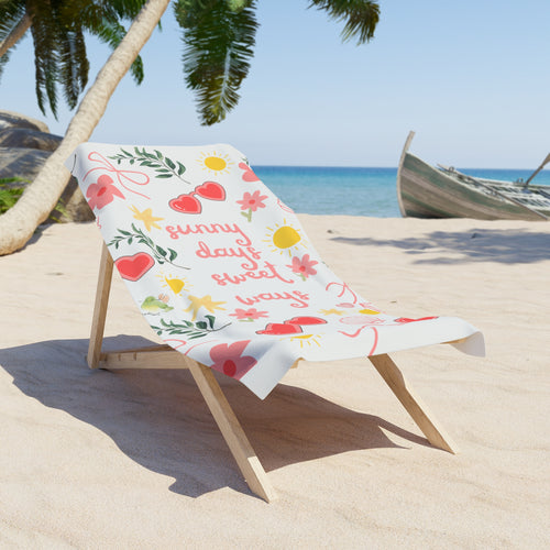 Cool Sun Beach Towel — Fun Summer Vibe Beach Towel