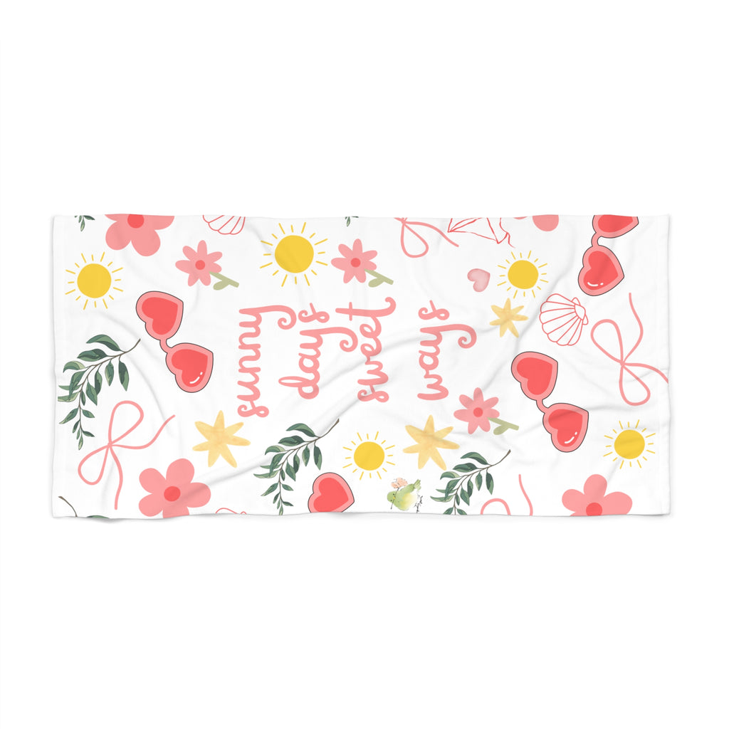 Cool Sun Beach Towel — Fun Summer Vibe Beach Towel