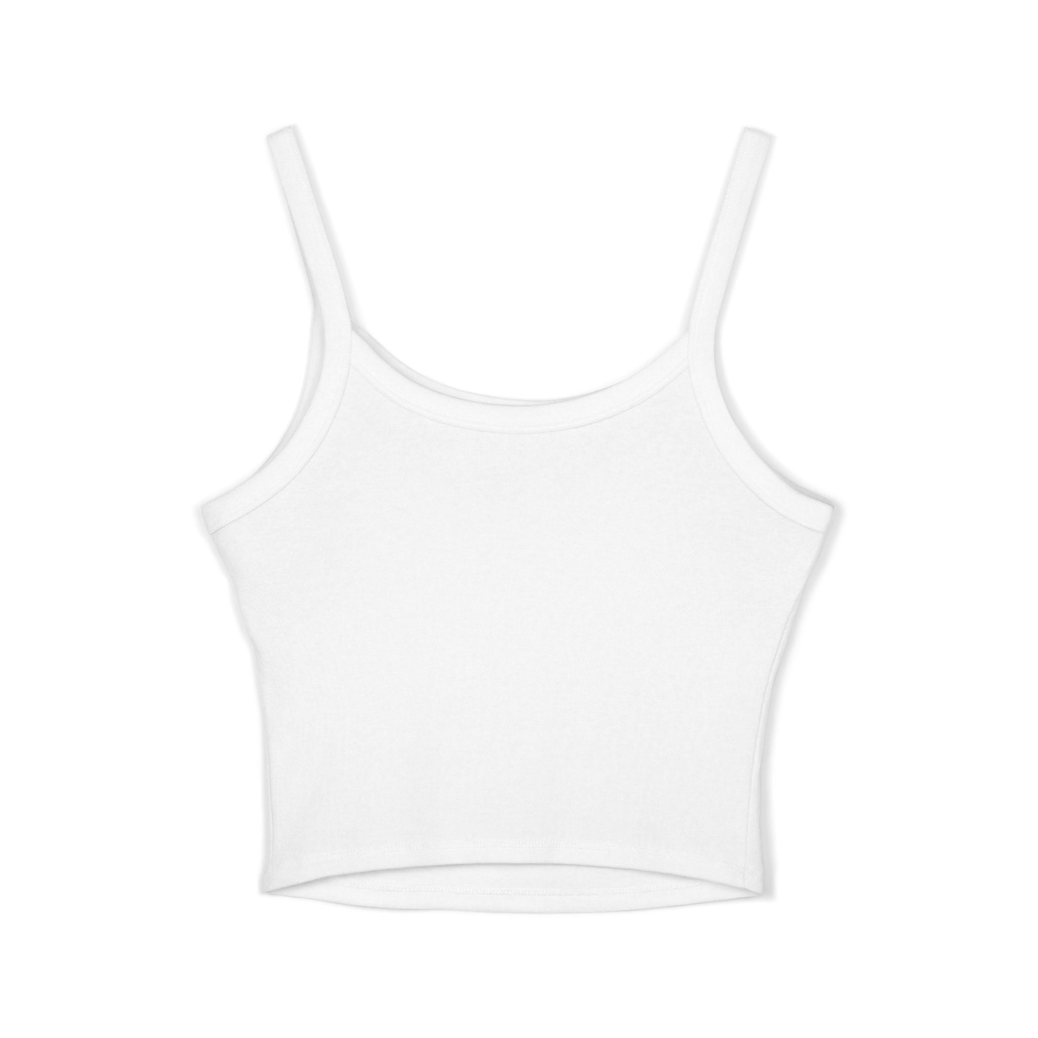 No Bra Club Spaghetti Tank — Women's Casual Crop Top